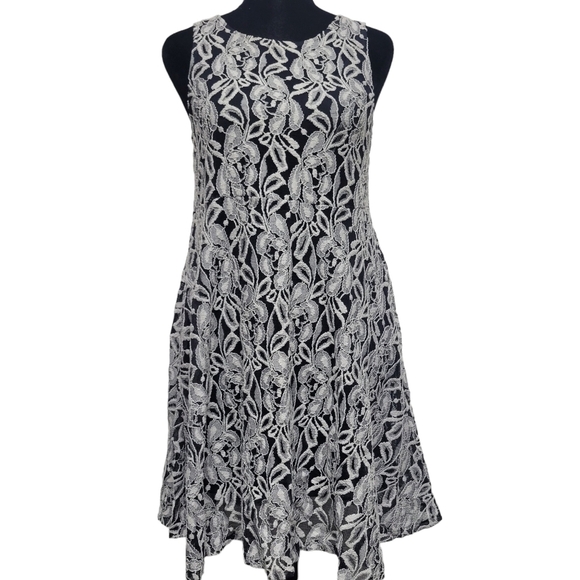 Free People Sheer Lined Floral Mini Dress.  Excellent Condition Pre-owned $108 - Picture 5 of 16